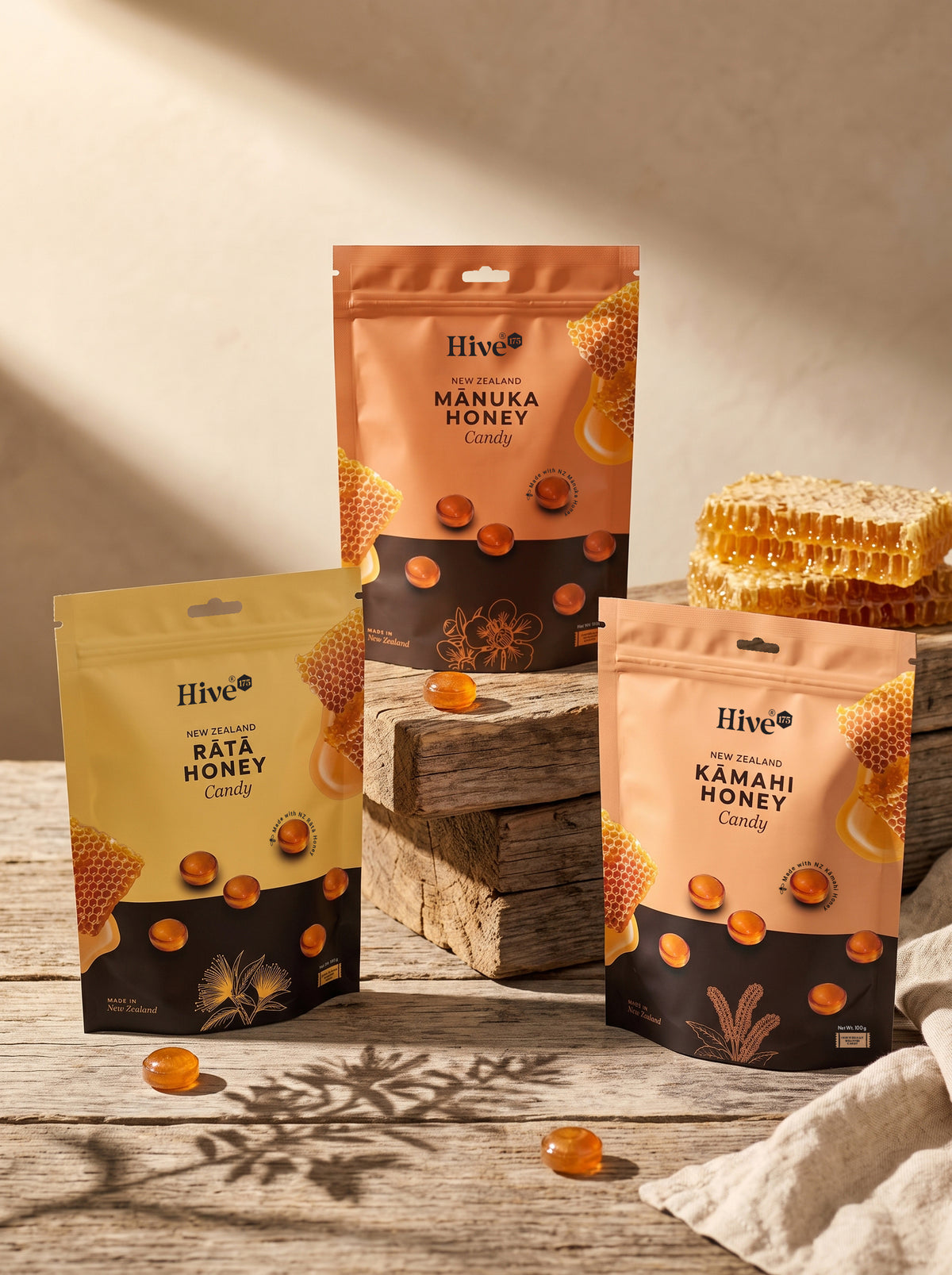 Kāmahi Honey Candy 100g